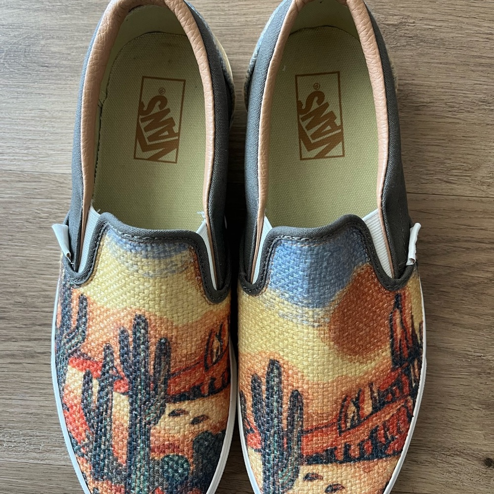 Vans Classic Slip On Cactus Tapestry shoes